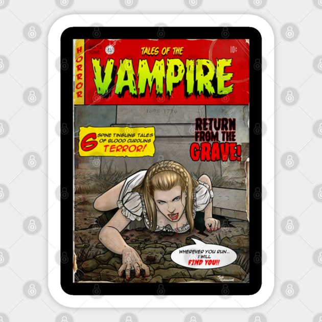 Tales of the Vampire. Sticker by ted1air